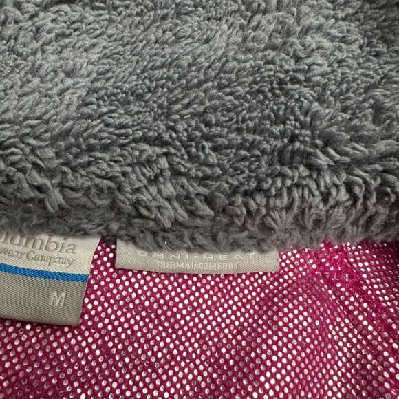 Columbia Dotswarm II Omni Heat Fleece Jacket Womens Medium Pink Outdoor Hiking - Picture 6 of 13